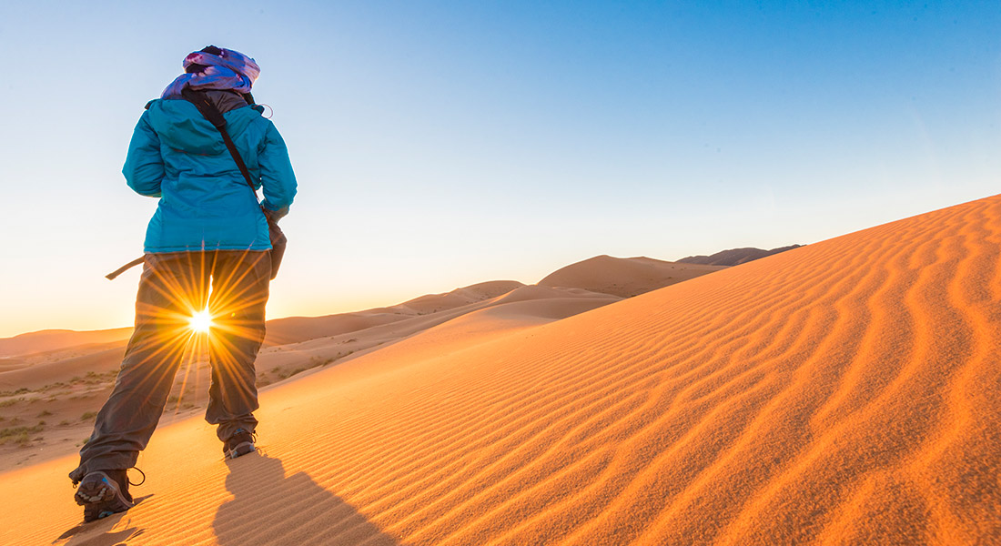 walking desert